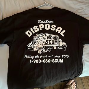 Born Scum XL t shirt